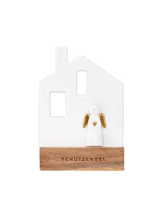 RAEDER | Weihnachts Lichtobjekt Schutzengelhaus Weiss | 